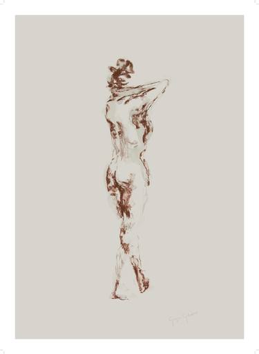 Original Abstract Body Drawings by Ginger Gilmour