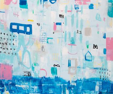Original Abstract Paintings by Af Duealberi