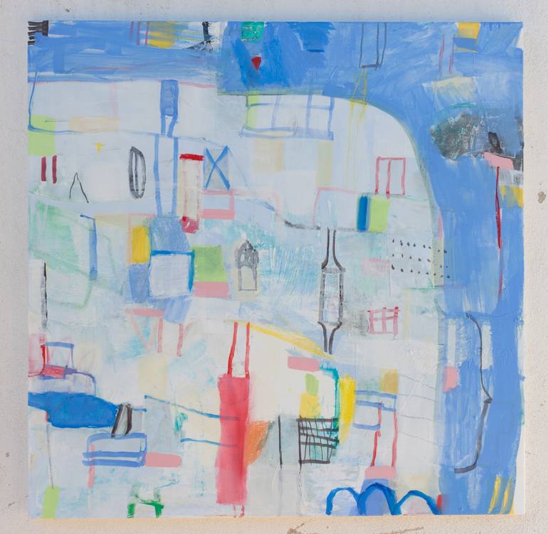 Original Abstract Expressionism Abstract Painting by Duealberi Studio