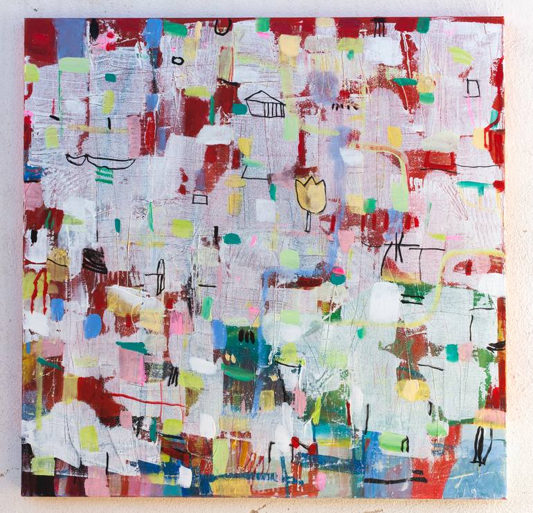 Original Abstract Expressionism Abstract Painting by Duealberi Studio