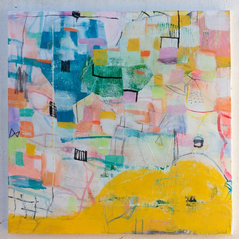 Original Abstract Expressionism Abstract Painting by Duealberi Studio
