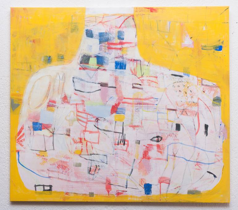 Original Abstract Expressionism Abstract Painting by Duealberi Studio