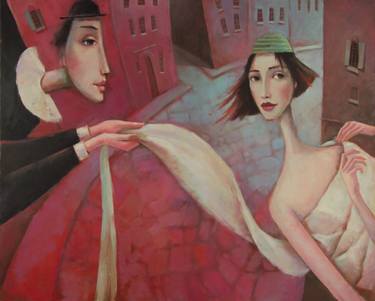 Original Contemporary Love Paintings by Beata Wrzesinska