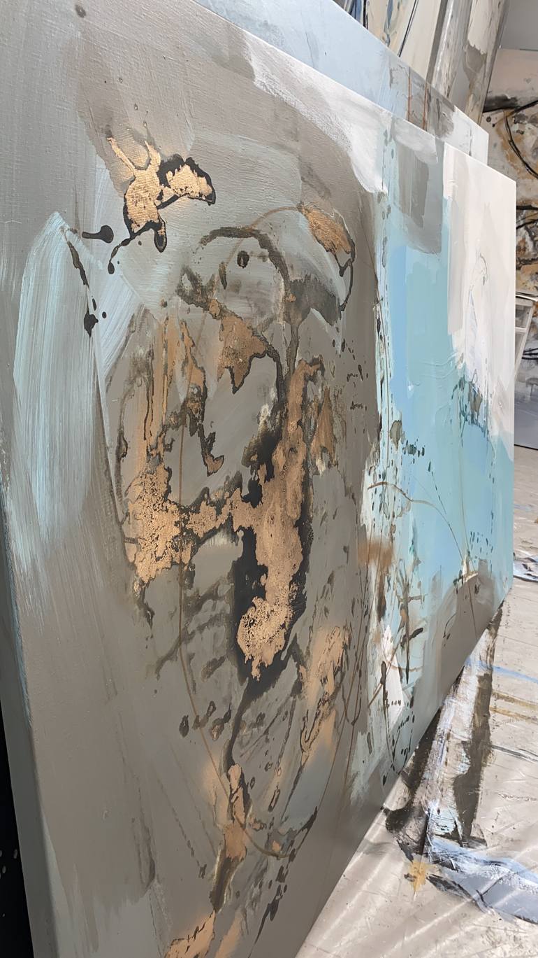 Original Contemporary Abstract Painting by Macarena Salinas