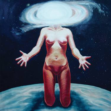 Original Surrealism Nude Paintings by Andrzej Lenard