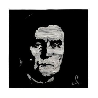 Malevich portrait on black square thumb
