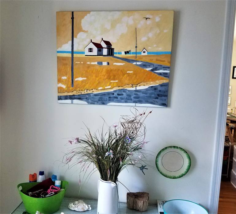 Original Seascape Painting by Lesley Giles