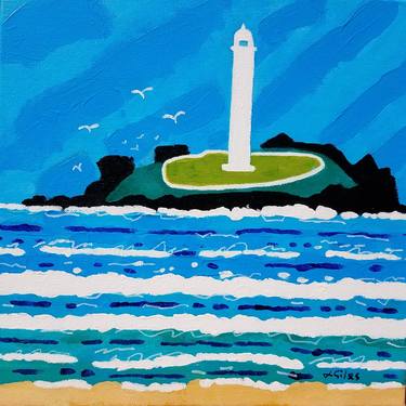 Original Modern Seascape Paintings by Lesley Giles