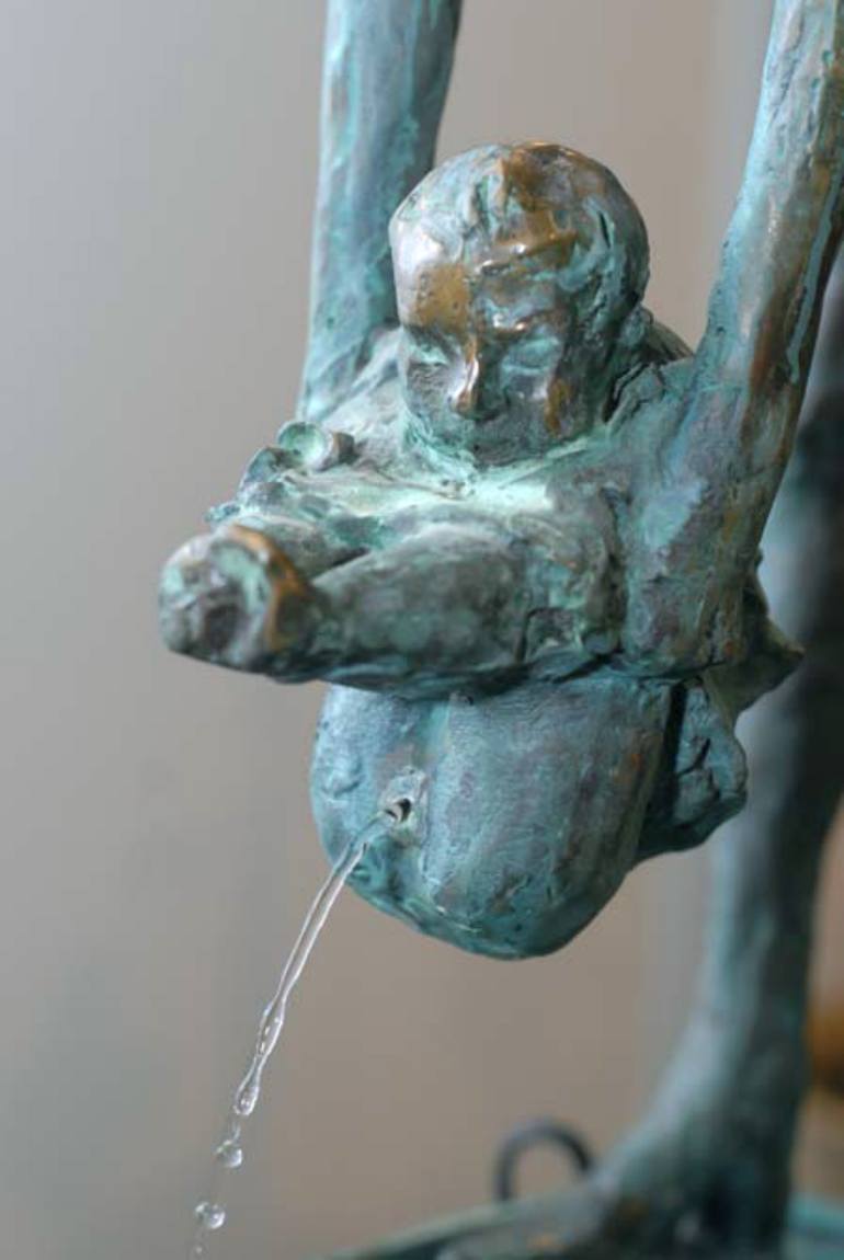 Pissing girl Sculpture by Hanna Kyselova | Saatchi Art