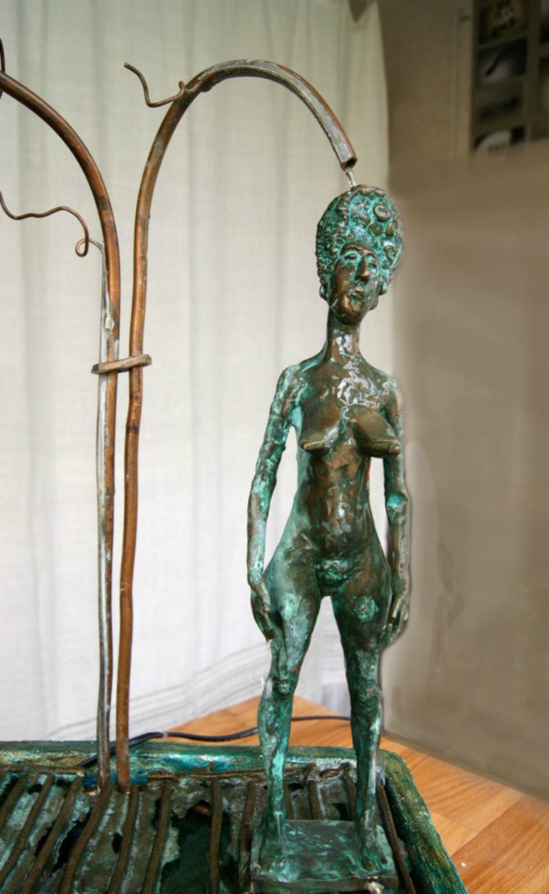 Original Expressionism Water Sculpture by Hanna Kyselova