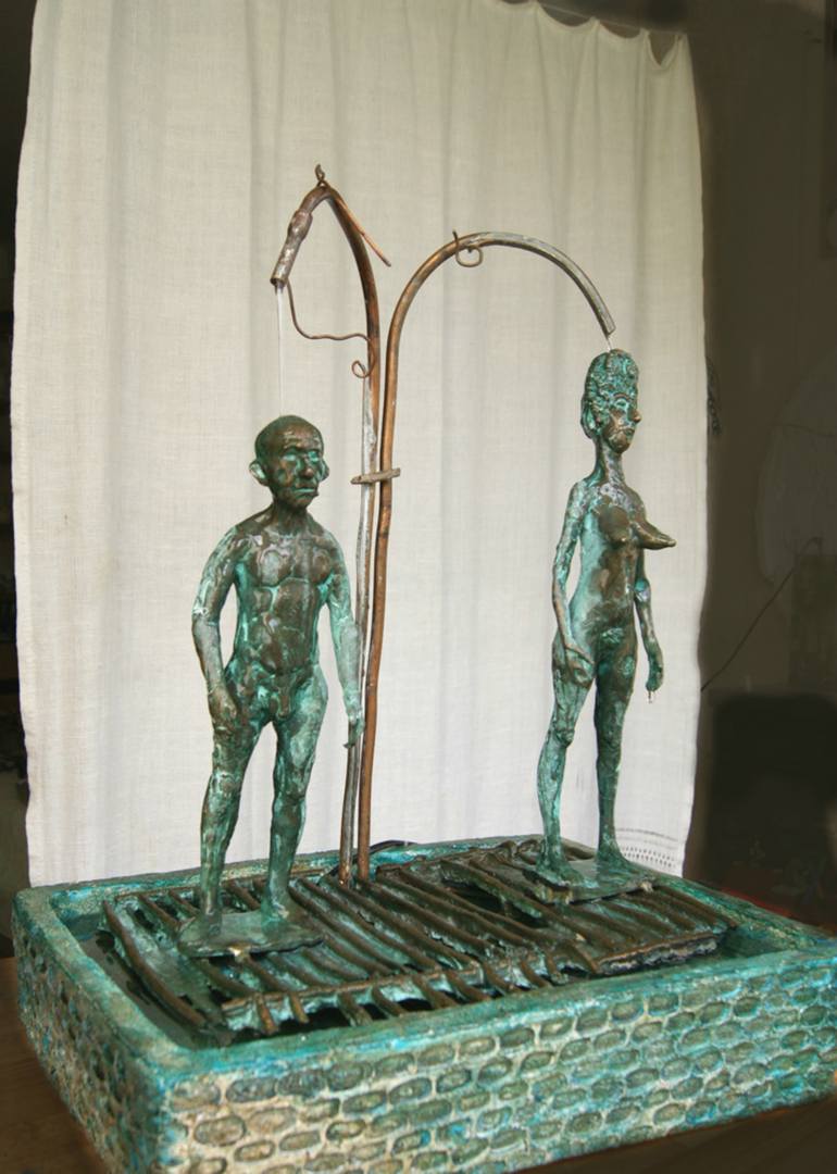 Original Expressionism Water Sculpture by Hanna Kyselova