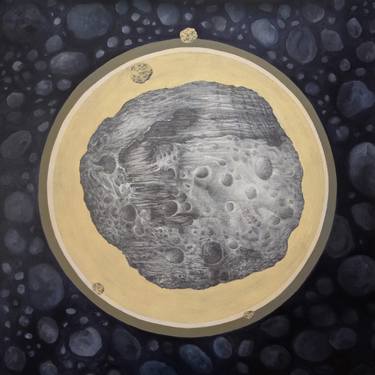 Original Conceptual Outer Space Paintings by Maroe Susti