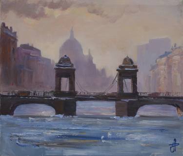 Original Cities Paintings by Hanna Davydchenko