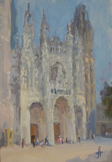 Print of Impressionism Cities Paintings by Hanna Davydchenko