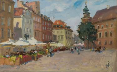 Original Impressionism Cities Paintings by Hanna Davydchenko