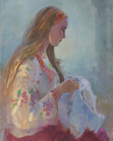 Original People Paintings by Hanna Davydchenko