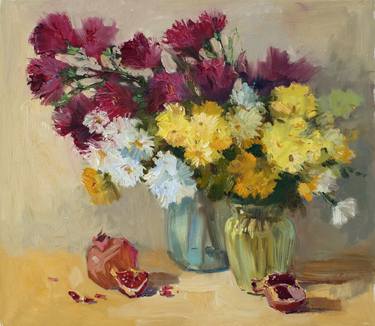 Original Still Life Paintings by Hanna Davydchenko