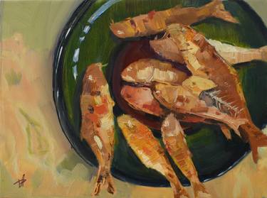 Original Fish Paintings by Hanna Davydchenko
