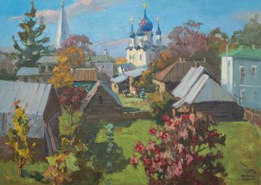 Original Impressionism Landscape Paintings by Hanna Davydchenko