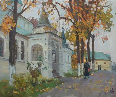 Original Impressionism Landscape Paintings by Hanna Davydchenko