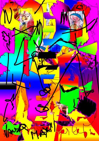 Original Abstract Expressionism Abstract Digital by Vanda Parker