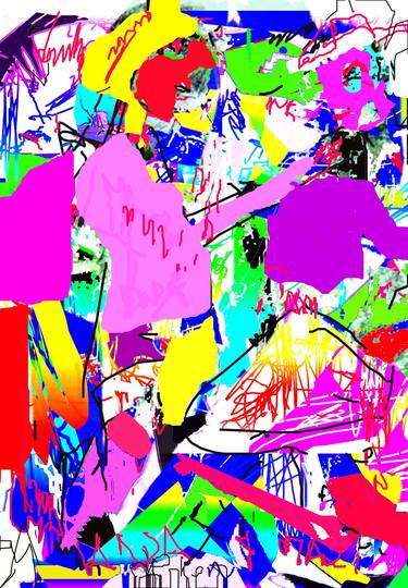 Print of Abstract Expressionism Abstract Digital by Vanda Parker