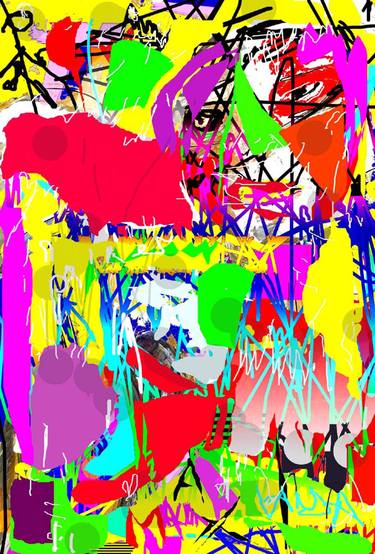 Print of Modern Abstract Digital by Vanda Parker