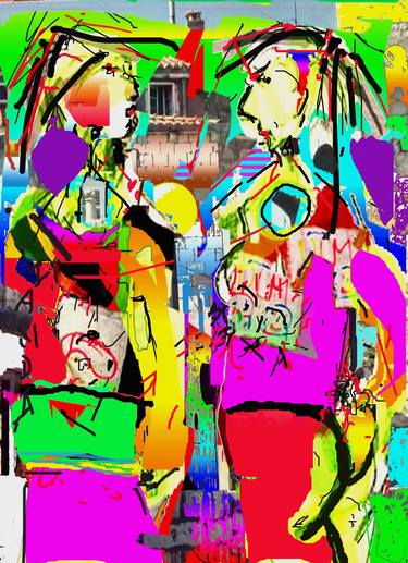 Print of Expressionism Love Digital by Vanda Parker