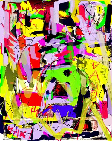 Original Abstract Expressionism Abstract Digital by Vanda Parker