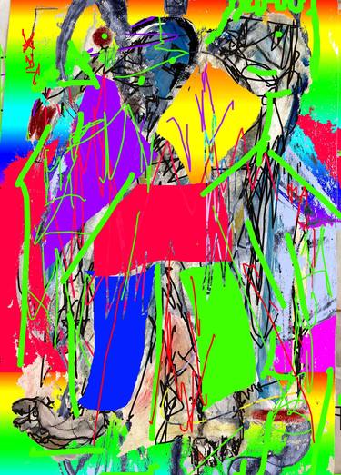 Print of Abstract Expressionism Abstract Digital by Vanda Parker