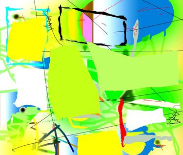 Original Abstract Expressionism Abstract Digital by Vanda Parker