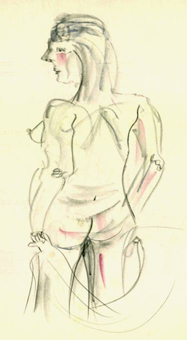 Original Nude Drawings by Vanda Parker