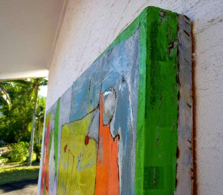 Original Abstract Expressionism Abstract Painting by Vanda Parker