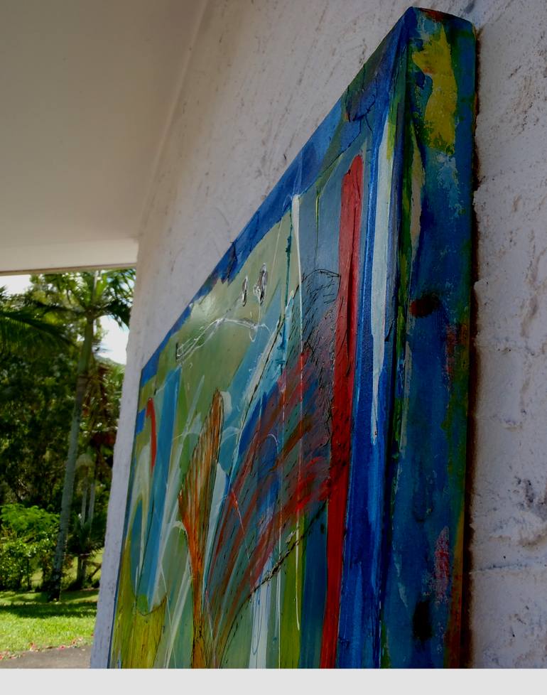 Original Expressionism Animal Painting by Vanda Parker