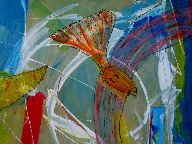Original Expressionism Animal Painting by Vanda Parker