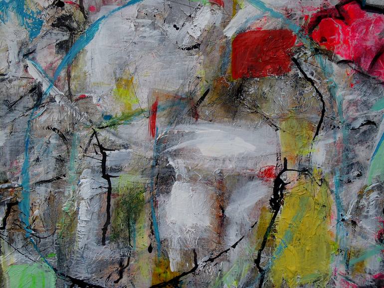 Original Abstract Expressionism Abstract Painting by Vanda Parker