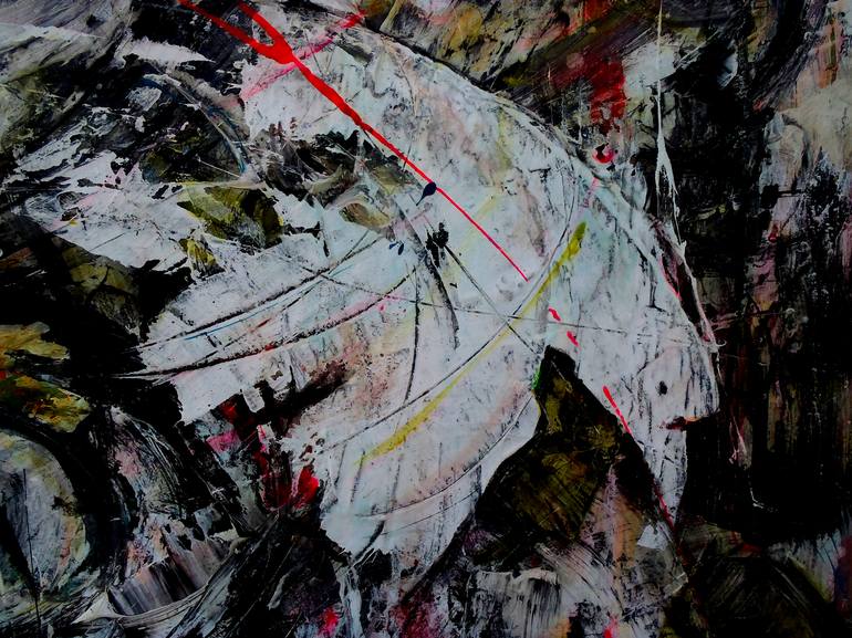 Original Abstract Expressionism Abstract Painting by Vanda Parker