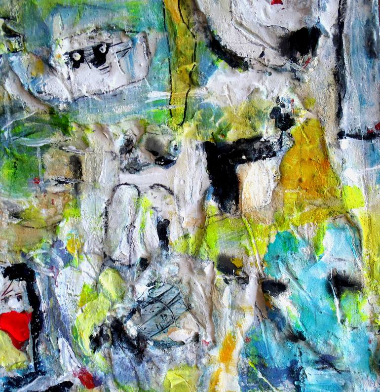 Original Abstract Expressionism Abstract Painting by Vanda Parker
