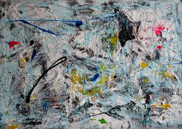 Original Abstract Expressionism Abstract Paintings by Vanda Parker