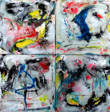 Print of Abstract Expressionism Abstract Paintings by Vanda Parker