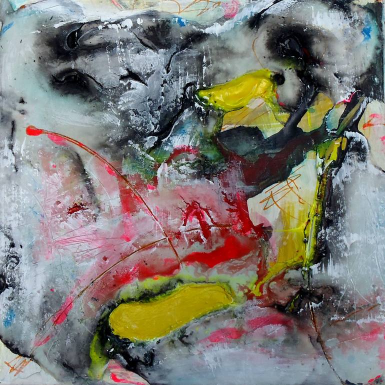 Original Abstract Expressionism Abstract Painting by Vanda Parker