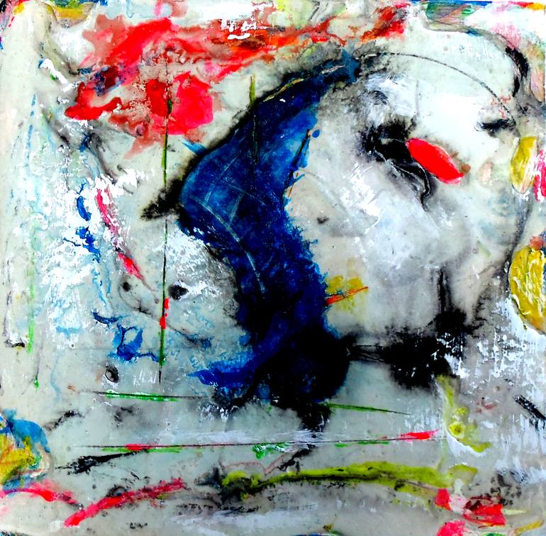 Original Abstract Expressionism Abstract Painting by Vanda Parker