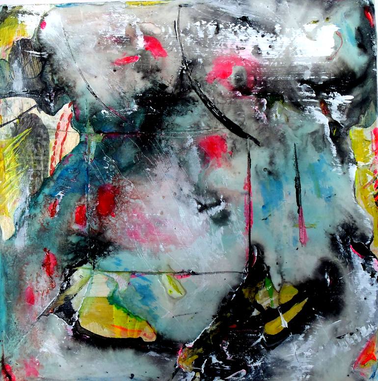 Original Abstract Expressionism Abstract Painting by Vanda Parker