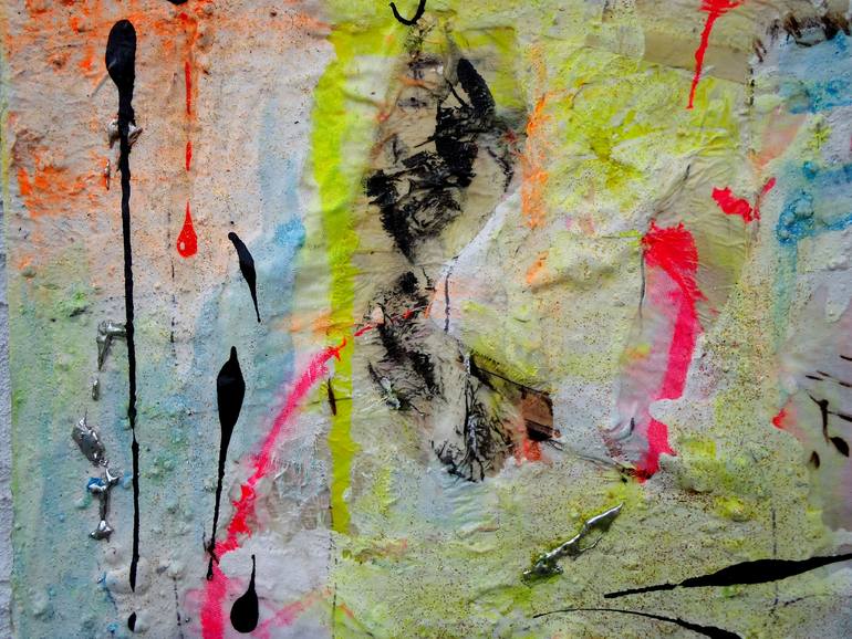 Original Abstract Expressionism Abstract Painting by Vanda Parker