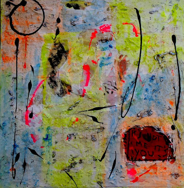 Original Abstract Expressionism Abstract Painting by Vanda Parker