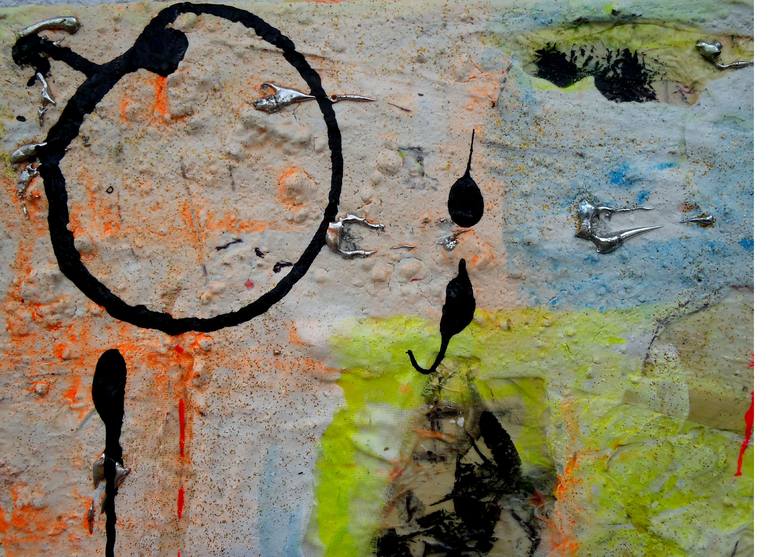 Original Abstract Expressionism Abstract Painting by Vanda Parker