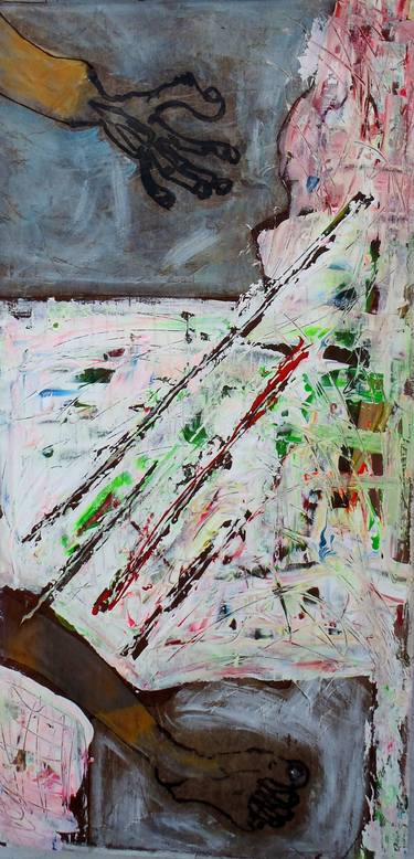 Original Abstract Expressionism Abstract Paintings by Vanda Parker