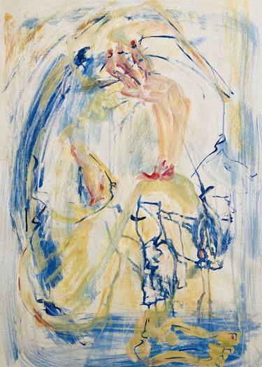 Print of Expressionism Nude Paintings by Vanda Parker