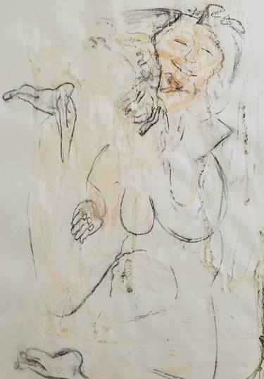 Original Expressionism Nude Paintings by Vanda Parker