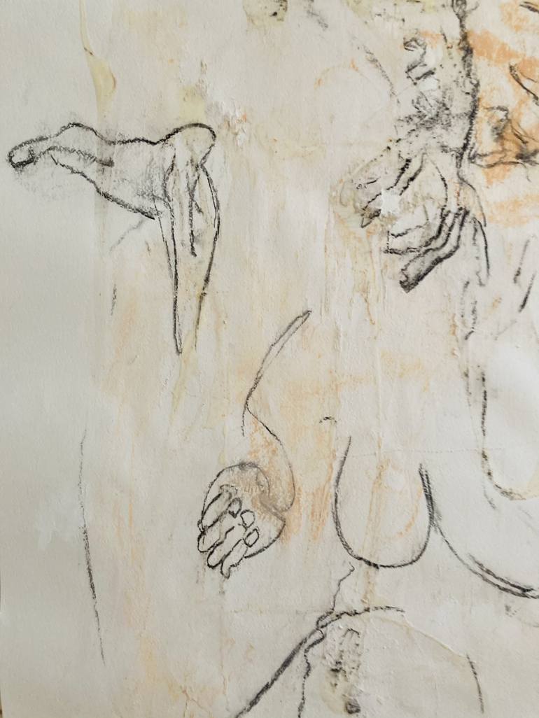 Original Expressionism Nude Painting by Vanda Parker